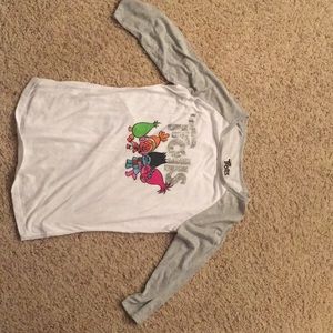 Trolls girls 3/4 length shirt